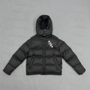 Jaqueta Trapstar Shooters Hooded Puffer Black/Reflective