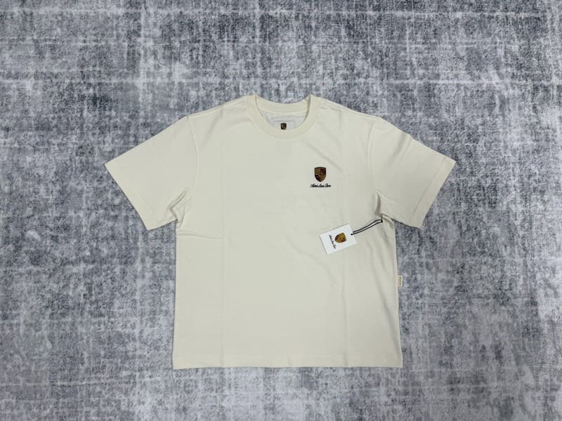 Camiseta Aimé Leon Dore x Porsche 993 Turbo Racing White Cream