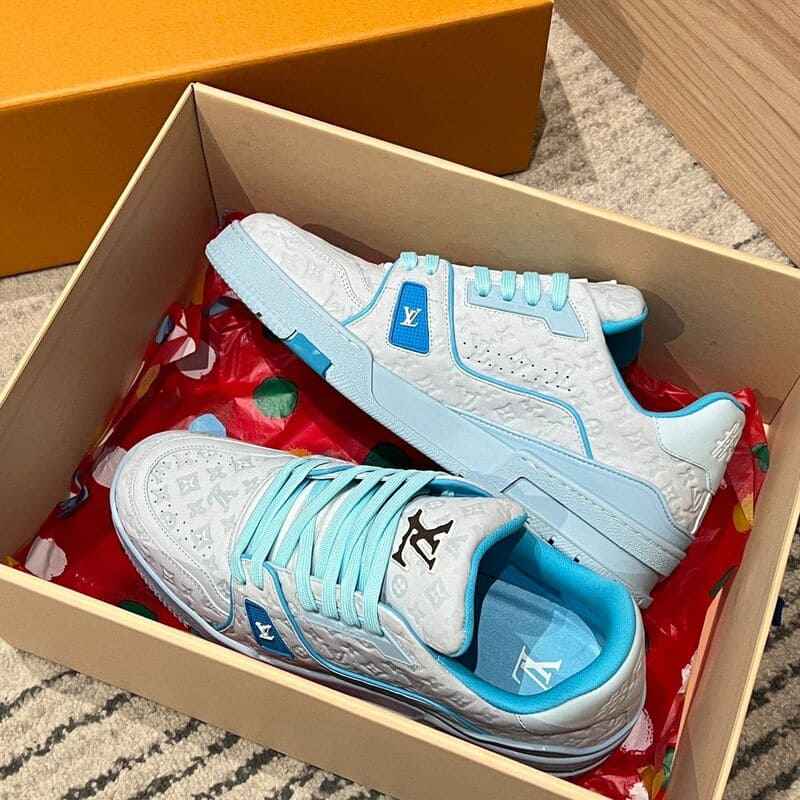 Tênis Louis Vuitton LV Trainer Tyler, the Creator Blue