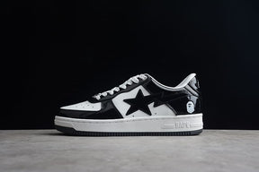 Tênis A Bathing Ape Bape Sta Low Black White