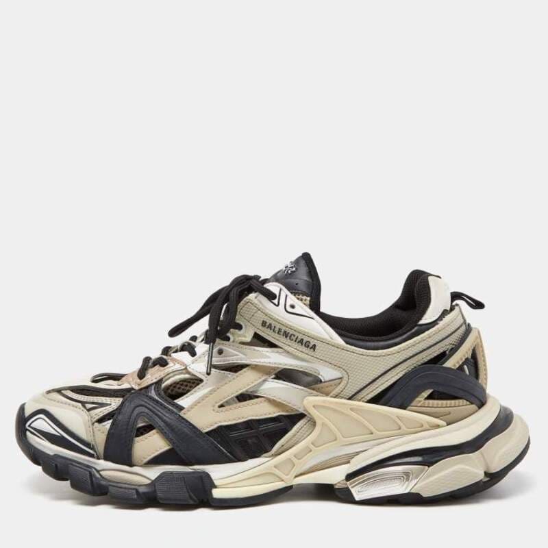 Tênis Balenciaga Track 2.0  Beige Black