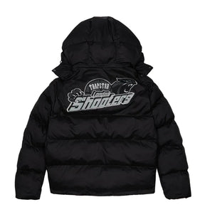 Jaqueta Trapstar Shooters Hooded Puffer Black/Reflective
