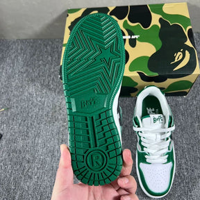 Tênis A Bathing Ape Bape SK8 Sta Green