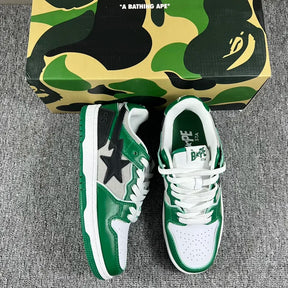 Tênis A Bathing Ape Bape SK8 Sta Green