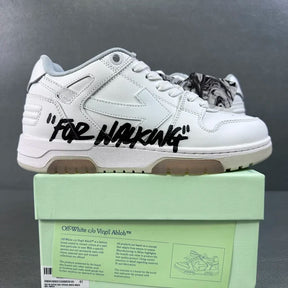 Tênis Off-White Out of Office For Walking White Black